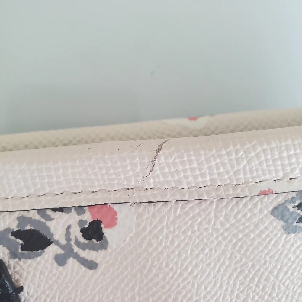 Coach floral zip top taxi tote - Picture 11 of 12